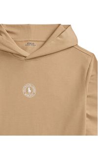 Polo Ralph Lauren Bluza 714P03152003 Beżowy Regular Fit. Typ kołnierza: polo. Kolor: beżowy. Materiał: wiskoza, syntetyk #7