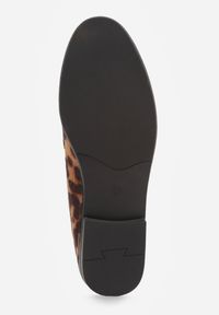 Born2be - Panterkowe Mokasyny Vices ze Skórzaną Wkładką i Ozdobnymi Przeszyciami Adestiia. Materiał: skóra. Styl: elegancki, klasyczny #8