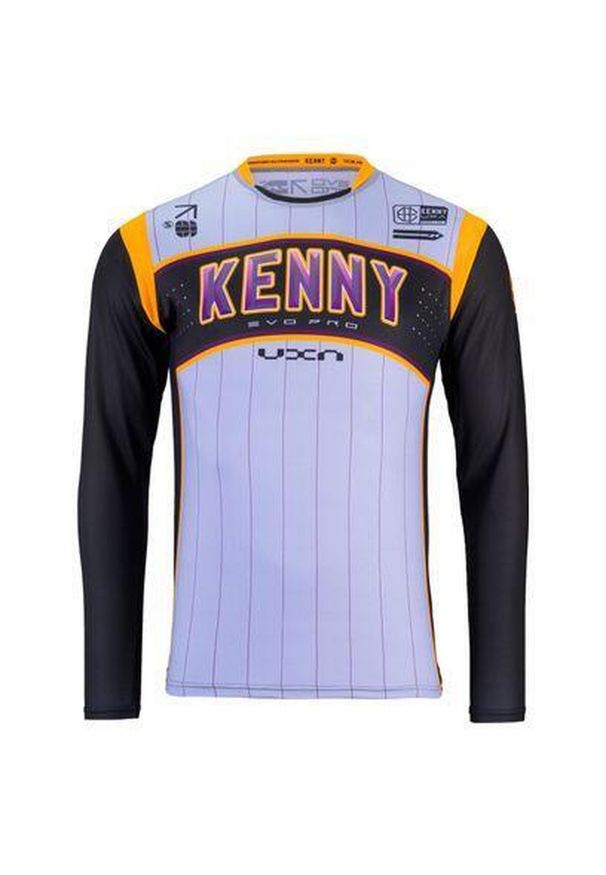 KENNY - Koszulka z długim rękawem Kenny Evo-Pro. Kolor: wielokolorowy, niebieski, fioletowy, biały. Długość rękawa: długi rękaw. Długość: długie. Sport: kolarstwo