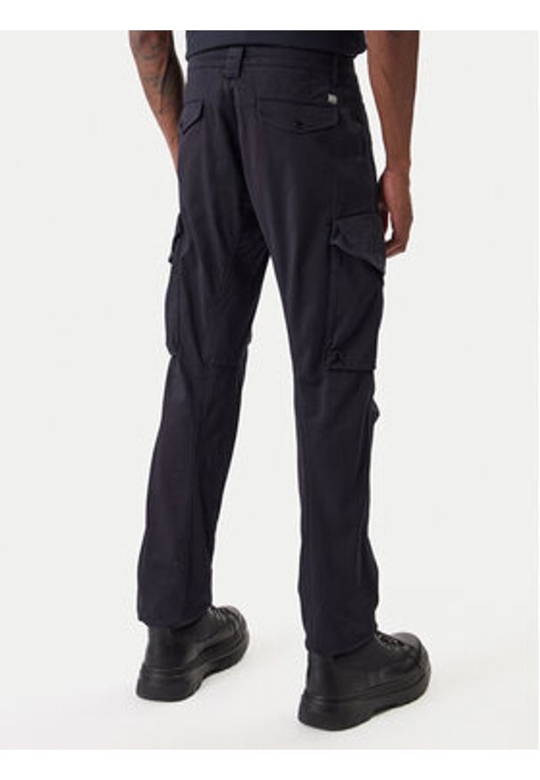 C.P. Company Spodnie materiałowe RSCMPA744A005694G Granatowy Regular Fit. Kolor: niebieski. Materiał: bawełna