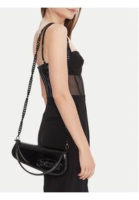 Just Cavalli Torebka 79RA4BZ3 Czarny. Kolor: czarny. Materiał: skórzane