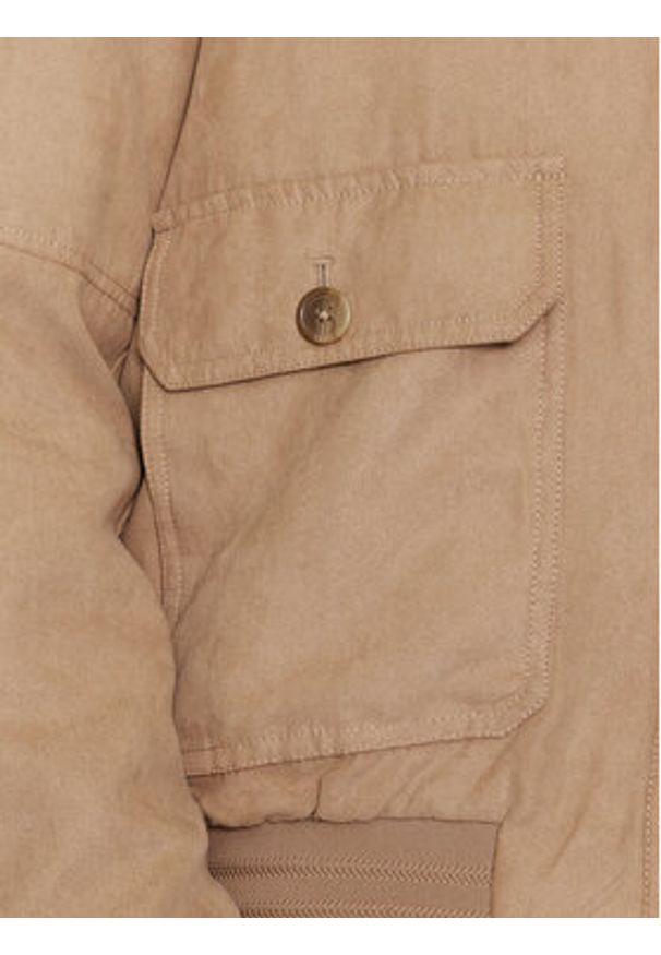 Geox Kurtka bomber Blainey M4520P T2976 F5245 Brązowy Regular Fit. Kolor: brązowy. Materiał: syntetyk