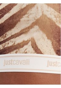Just Cavalli Top 80PAM204 JS558 Beżowy Slim Fit. Kolor: beżowy. Materiał: syntetyk #3