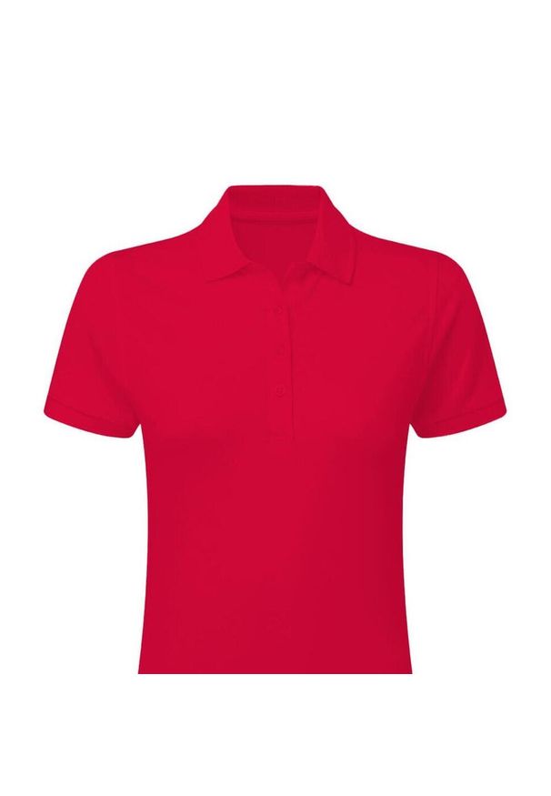 SG - Damska Koszulka Polo Signature Stretch Bez Metki. Typ kołnierza: polo. Kolor: czerwony