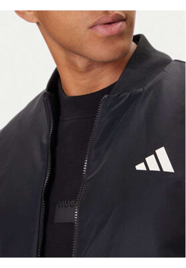 Adidas - adidas Kurtka bomber Stadium JN1825 Czarny Loose Fit. Kolor: czarny. Materiał: syntetyk