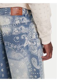 Karl Kani Szorty jeansowe Paisley PD00005502 Niebieski Regular Fit. Kolor: niebieski. Materiał: bawełna. Wzór: paisley #3