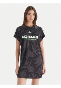Adidas - adidas Sukienka codzienna Tiro x Common Goal Graphic JL7638 Czarny Loose Fit. Okazja: na co dzień. Kolor: czarny. Materiał: syntetyk. Typ sukienki: proste. Styl: casual #1