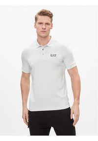 EA7 Emporio Armani Polo 8NPF04 PJM5Z 1133 Szary Regular Fit. Typ kołnierza: polo. Kolor: szary. Materiał: bawełna