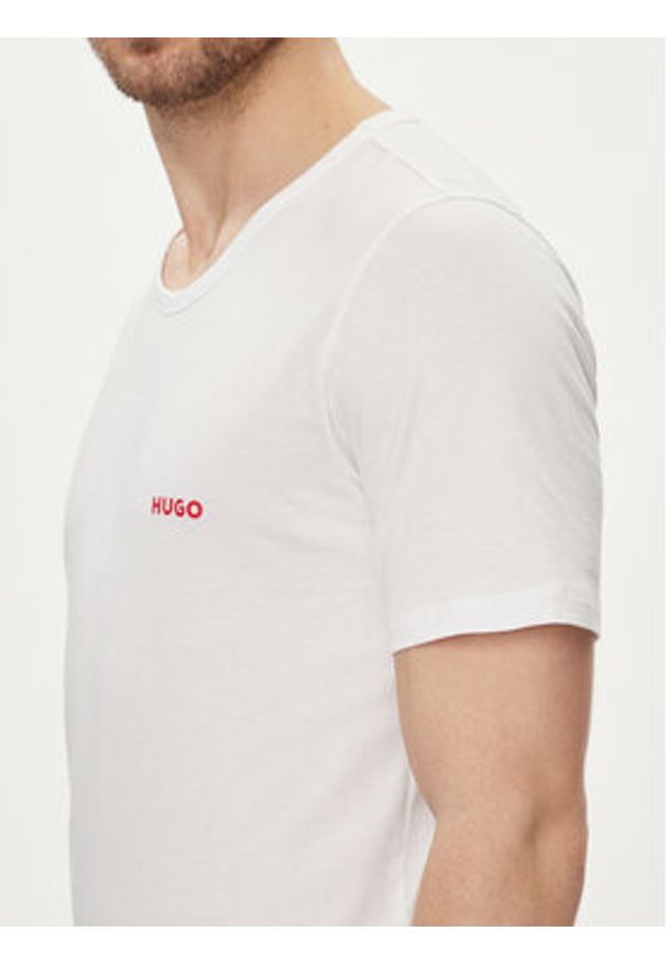 Hugo - HUGO Komplet t-shirtów 50493972 Biały Regular Fit. Kolor: biały. Materiał: bawełna