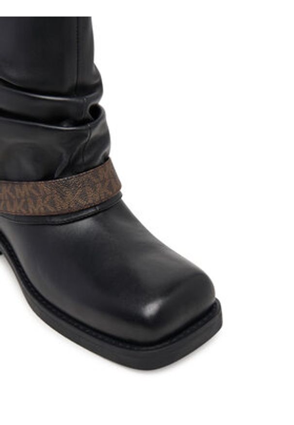MICHAEL Michael Kors Botki Colby 40F5COFE6L Czarny. Kolor: czarny. Materiał: skóra