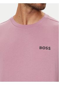 BOSS - Boss T-Shirt 50515620 Różowy Regular Fit. Kolor: różowy. Materiał: bawełna #4