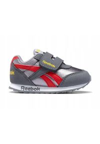 Reebok - Buty na co dzień dziecięce REEBOK CL JOGGER na rzepy. Okazja: na co dzień. Zapięcie: rzepy. Kolor: szary