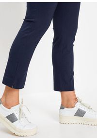 bonprix - Spodnie 7/8 z bengaliny. Kolor: niebieski #3