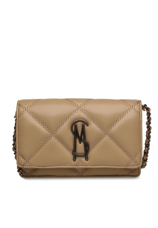 Steve Madden Torebka Bendue Crossbody SM13001105-02002-TPE Szary. Kolor: szary. Materiał: skórzane