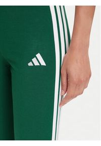 Adidas - adidas Legginsy Essentials 3-Stripes KB7663 Zielony Slim Fit. Kolor: zielony. Materiał: bawełna #2