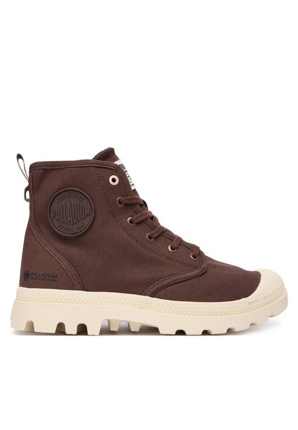 Palladium Trapery Pampa Hi Zip Organic 79101-293-M Brązowy. Kolor: brązowy. Materiał: materiał