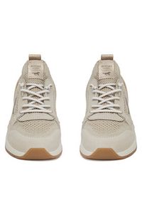 Mustang Sneakersy 1487-301 Beżowy. Kolor: beżowy. Materiał: materiał, syntetyk