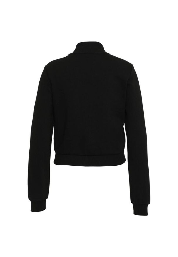 Urban Classics - Lekka Damska Kurtka Dresowa Z Tkaniny Frotte. Kolor: czarny. Materiał: tkanina, dresówka. Sport: turystyka piesza