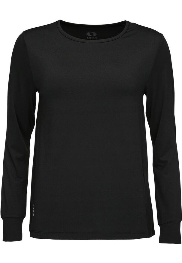 ZONE PERFECT - T-shirt damski LOAP Byrcela długi rękaw L czarny. Kolor: czarny. Materiał: materiał. Długość rękawa: długi rękaw. Długość: długie