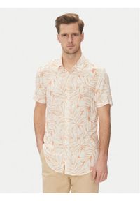 Guess Koszula M5GH75 WD4Z2 Biały Slim Fit. Kolor: biały. Materiał: wiskoza
