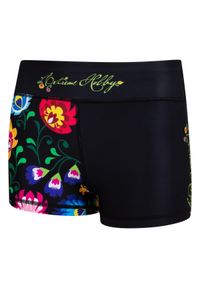 Spdenki sportowe damskie do jogi fitnessu EXTREME HOBBY FOLK 2. Kolor: czarny. Materiał: elastan, poliester. Długość: krótkie. Sport: fitness, joga i pilates