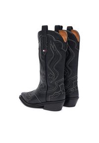 Tommy Jeans Kowbojki Archive Cowboy Boot Leather EN0EN03046 Czarny. Kolor: czarny. Materiał: skóra #5