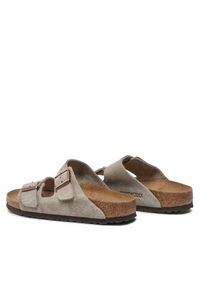 Birkenstock Klapki Arizona Bs 51463 Szary. Kolor: szary. Materiał: skóra, zamsz #5