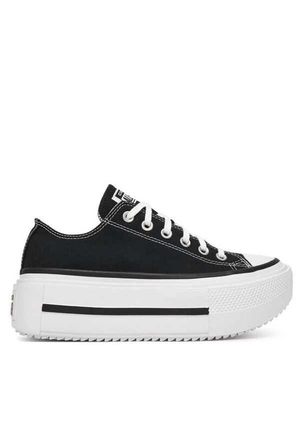 Converse Trampki Chuck Taylor All Star Lift Double Stack Platform A15490C Czarny. Kolor: czarny. Materiał: materiał. Obcas: na platformie