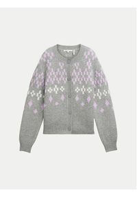 Tom Tailor Denim Kardigan 1043970 Szary Regular Fit. Kolor: szary. Materiał: syntetyk #5