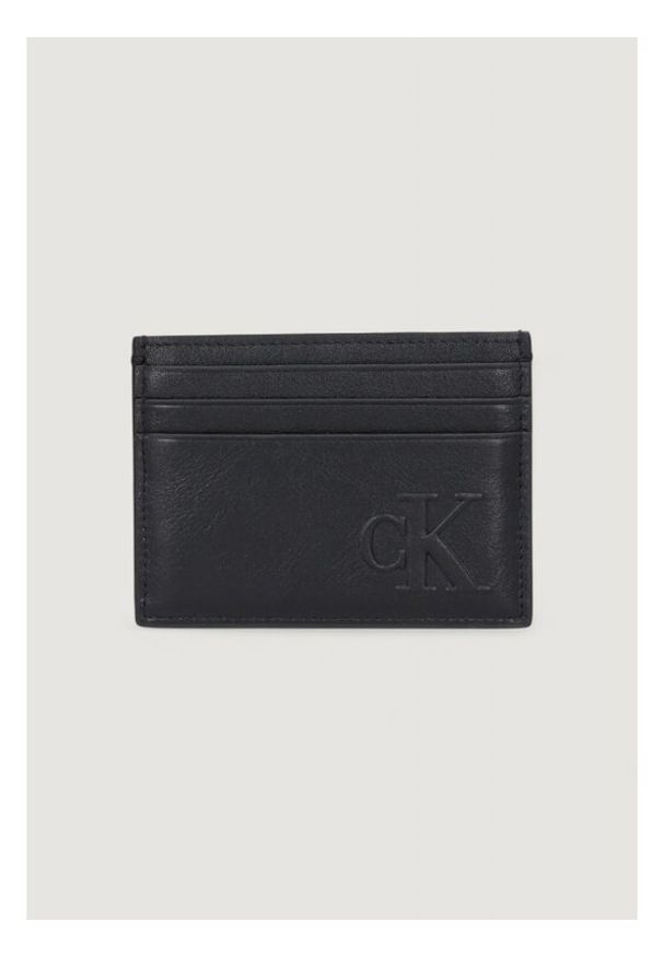 Calvin Klein Portfel LV04G1070G Czarny. Kolor: czarny. Materiał: skóra