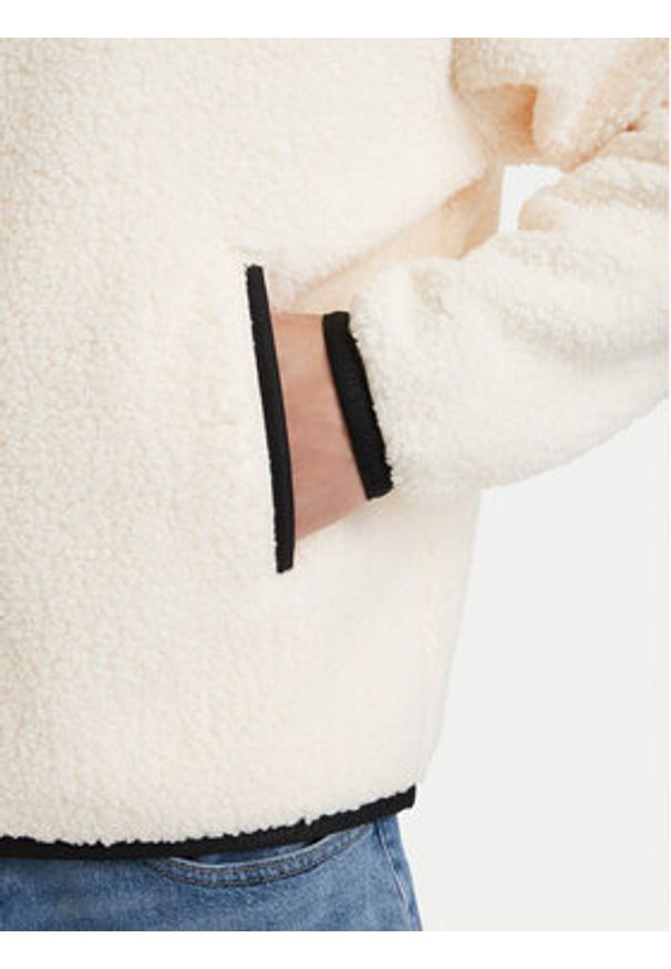 Tommy Jeans Polar Teddy DM0DM22345 Biały Relaxed Fit. Kolor: biały. Materiał: syntetyk
