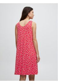 ICHI Sukienka letnia 20118422 Czerwony Regular Fit. Kolor: czerwony. Sezon: lato #7