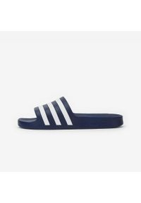 Adidas - Klapki basenowe ADIDAS Adilette Aqua. Okazja: na plażę. Kolor: biały, niebieski, wielokolorowy. Materiał: materiał. Styl: elegancki #2