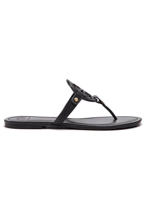 Tory Burch Japonki Miller 11744 Czarny. Kolor: czarny. Materiał: skóra