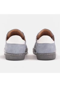 Marco Shoes Sportowe trampki z wysokiej jakości zamszu naturalnego szare. Kolor: szary. Materiał: zamsz