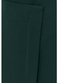 BOSS - Boss spódnica kolor zielony midi ołówkowa. Kolor: zielony. Materiał: poliester, wiskoza, materiał, tkanina #4