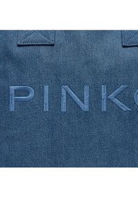 Pinko Torebka Beach Shopping PE 24 PLTT 100782 A1WT Granatowy. Kolor: niebieski #4