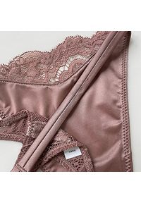 Intica - Majtki z koronką elastyczne do codziennego noszenia Romi. Kolor: różowy. Materiał: koronka. Wzór: koronka #3