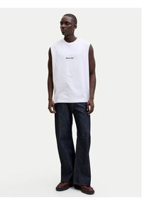 Jack & Jones Tank top Norrebro Emb 12292009 Biały Regular Fit. Kolor: biały. Materiał: bawełna #6