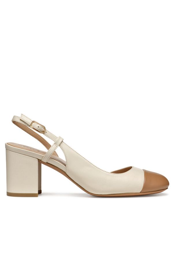 Czółenka Geox. Kolor: beżowy