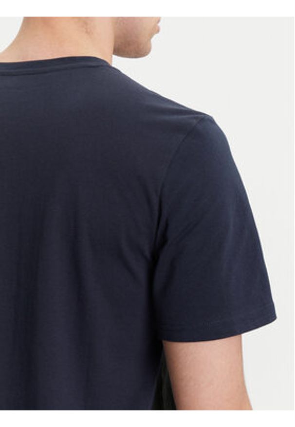 Jack & Jones T-Shirt Colton 12268438 Granatowy Standard Fit. Kolor: niebieski. Materiał: bawełna