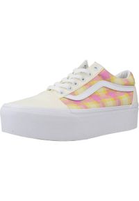Vans - Buty VANS OLD SKOOL STACKFORM Wielokolorowy. Kolor: różowy. Materiał: tkanina, skóra