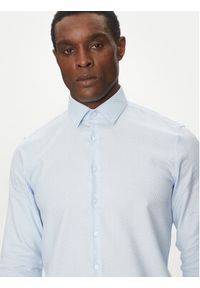 Calvin Klein Koszula K10K114360 Błękitny Slim Fit. Kolor: niebieski. Materiał: bawełna #2