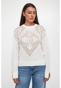 Liu Jo - Sweter damski wełniany LIU JO. Materiał: wełna #4