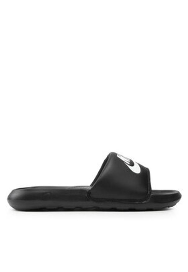 Nike Klapki Victori One Slide CN9677 005 Czarny. Kolor: czarny. Materiał: skóra