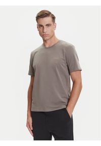 BOSS T-Shirt Mix&Match 50515312 Brązowy Regular Fit. Kolor: brązowy. Materiał: bawełna #1