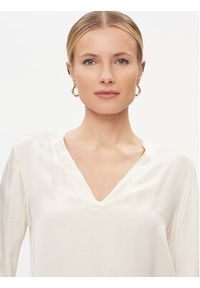 Dixie Bluzka C239Z014A Écru Loose Fit. Materiał: wiskoza