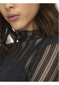 JDY Bluzka Vivy 15301743 Czarny Slim Fit. Kolor: czarny. Materiał: syntetyk #4