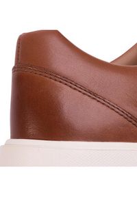 Clarks Sneakersy Un Costa Lace 261486907 Brązowy. Kolor: brązowy. Materiał: skóra