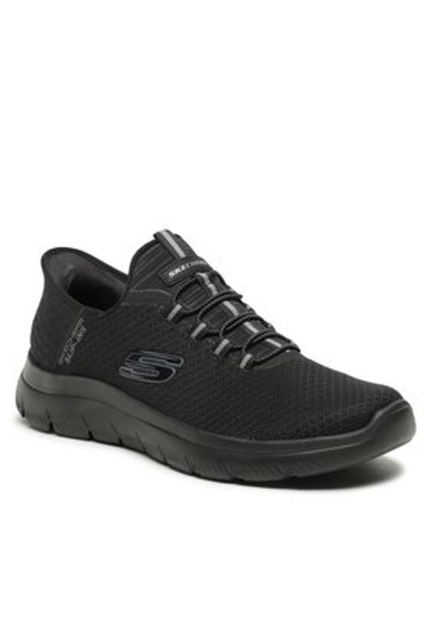 skechers - Skechers Sneakersy Summits High Range 232457/BBK Czarny. Kolor: czarny. Materiał: materiał